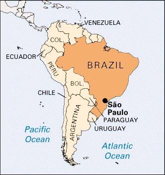mapa de são Paulo